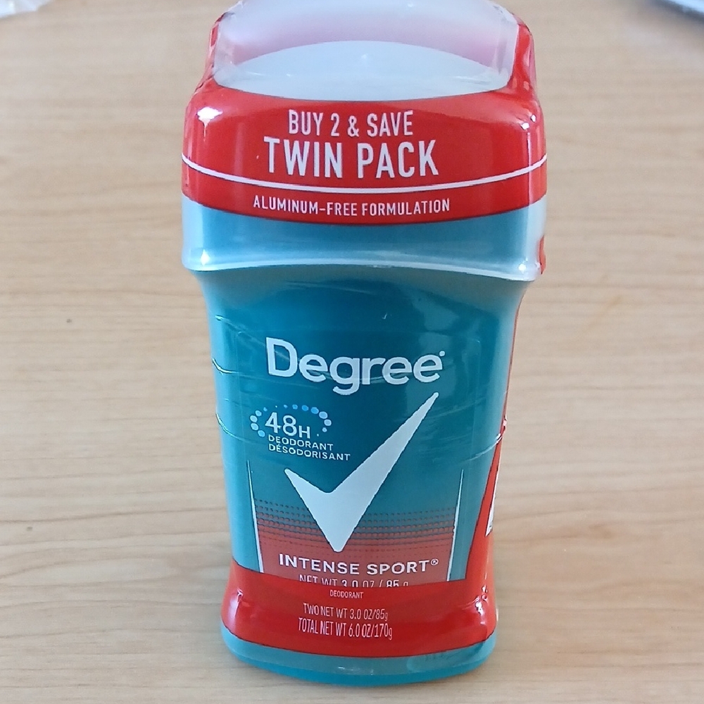 Degree Intense Sport 48hr Deodorant 3oz Twin Pack